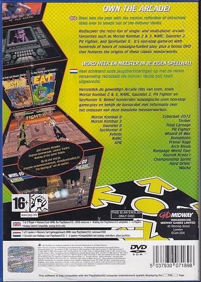 Midway Arcade Treasures 2 - PS2 (Genbrug)